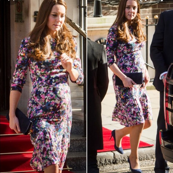 Erdem long sleeve floral print shirt button down top US 8 - Picture 10 of 11